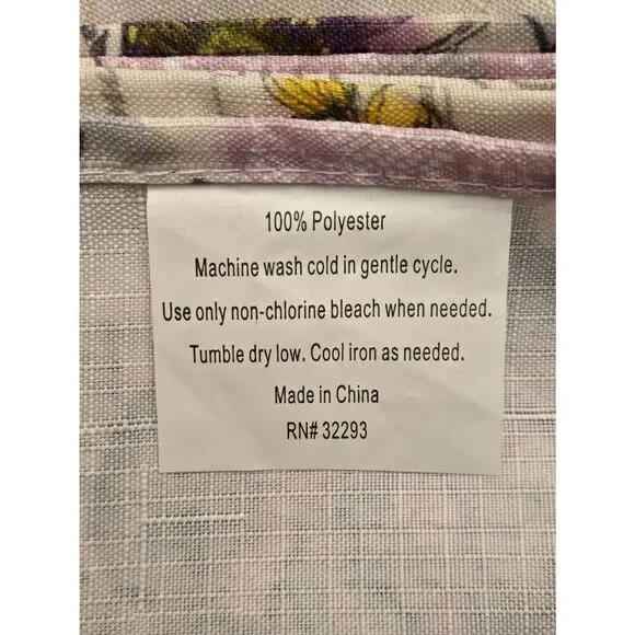 Rectangular Spring Floral Tablecloth - Picture 5 of 5